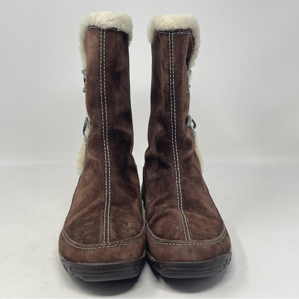 Merrell Yarra Winter Boots Womens 6 Brown Suede Waterproof Primaloft Insulated View 6